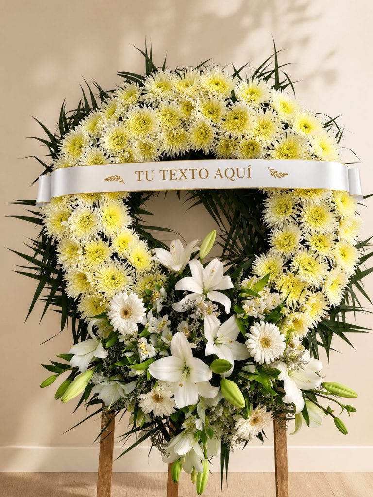 Corona Fúnebre Elegancia Eterna