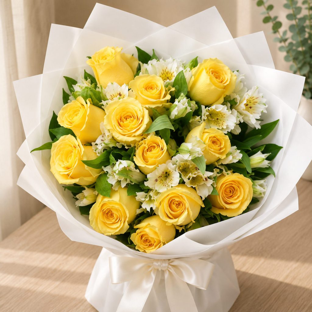 12 Rosas Amarillas