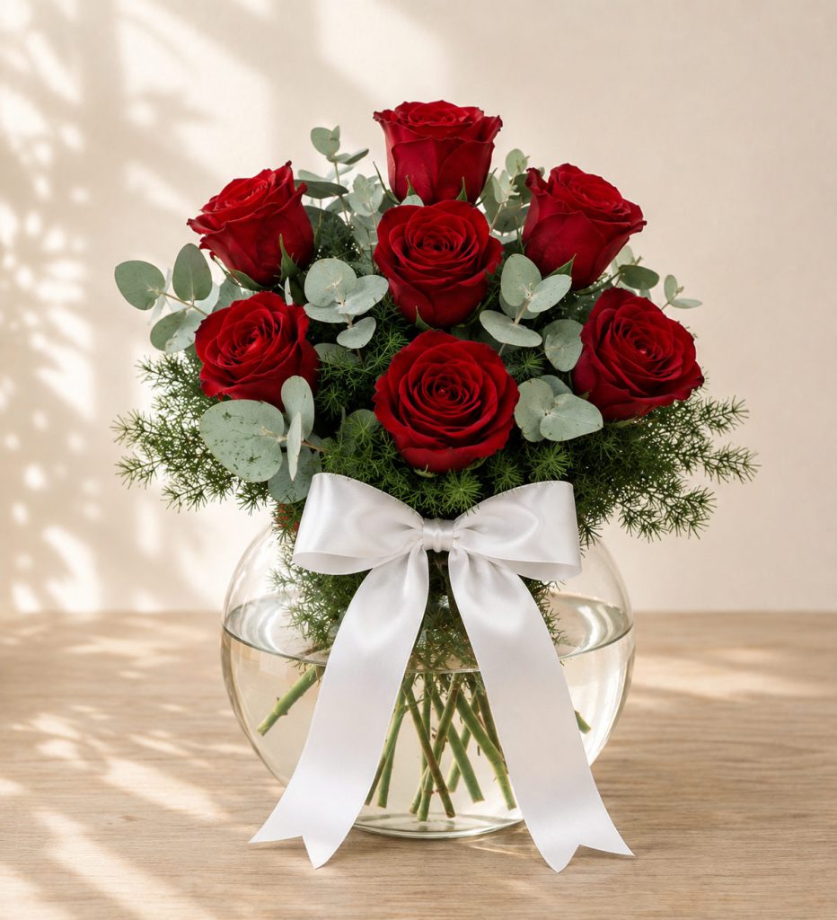 Rosas en Pecera