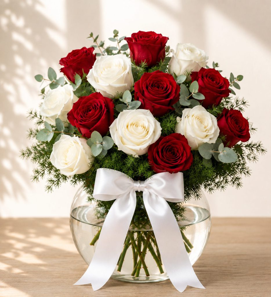 12 Rosas en Pecera