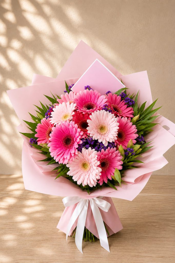 12 gerberas