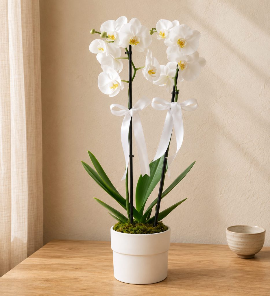 Orquidea  en base