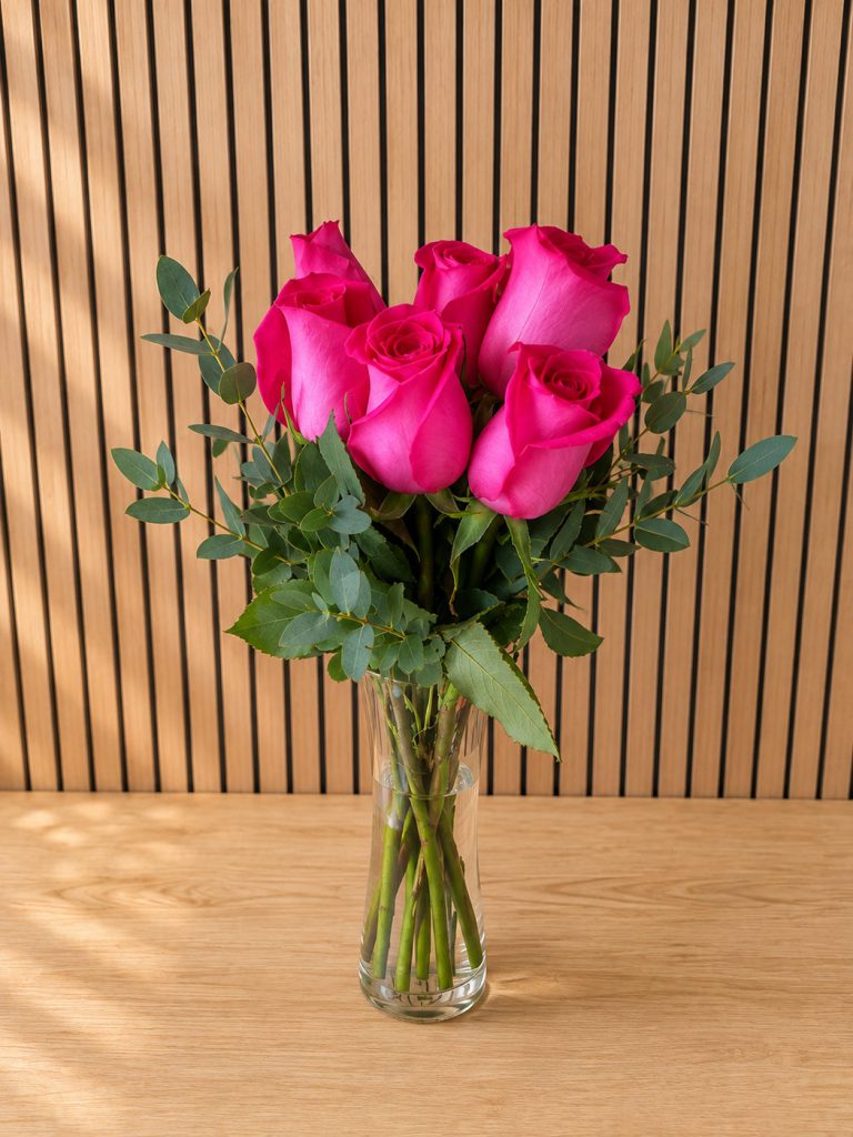 rosas en Violetero